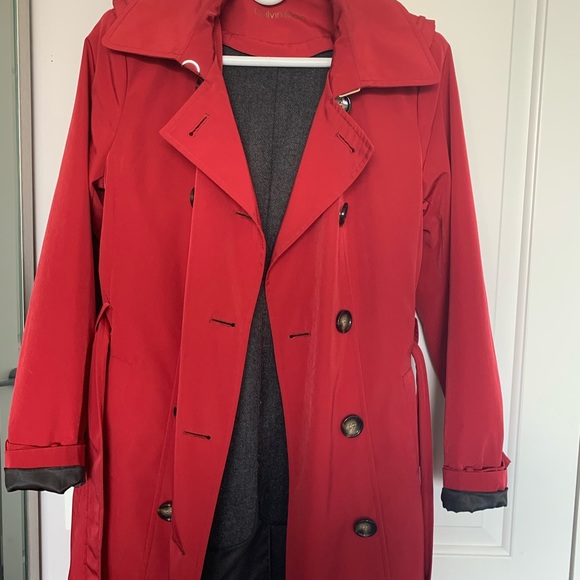 Calvin Klein Trench Coat With Detachable Lining - Picture 1 of 5